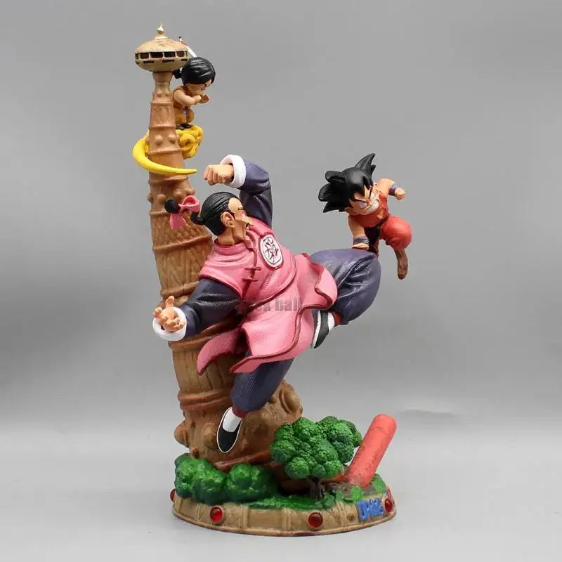 Dragon Ball Kid Goku Vs Tao Pai Pai Battle Scene figurine