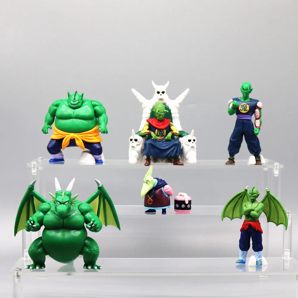 Dragon Ball Cymbal, Tambourine, Drum, Piano, and King Piccolo figures