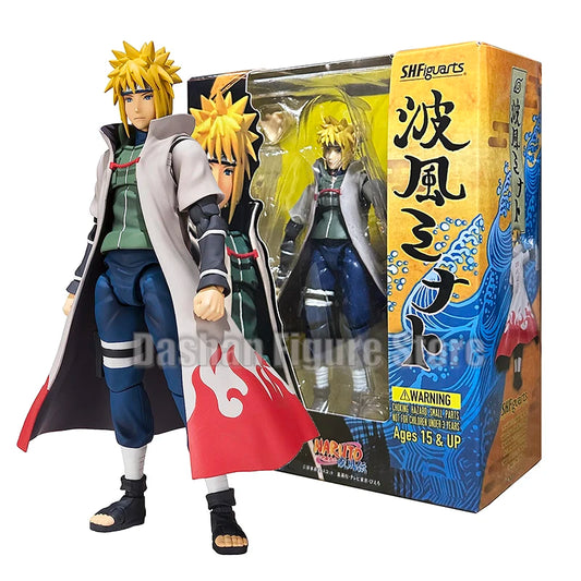 Naruto Shippuden Yondaime Hokage and Namikaze Minato figures