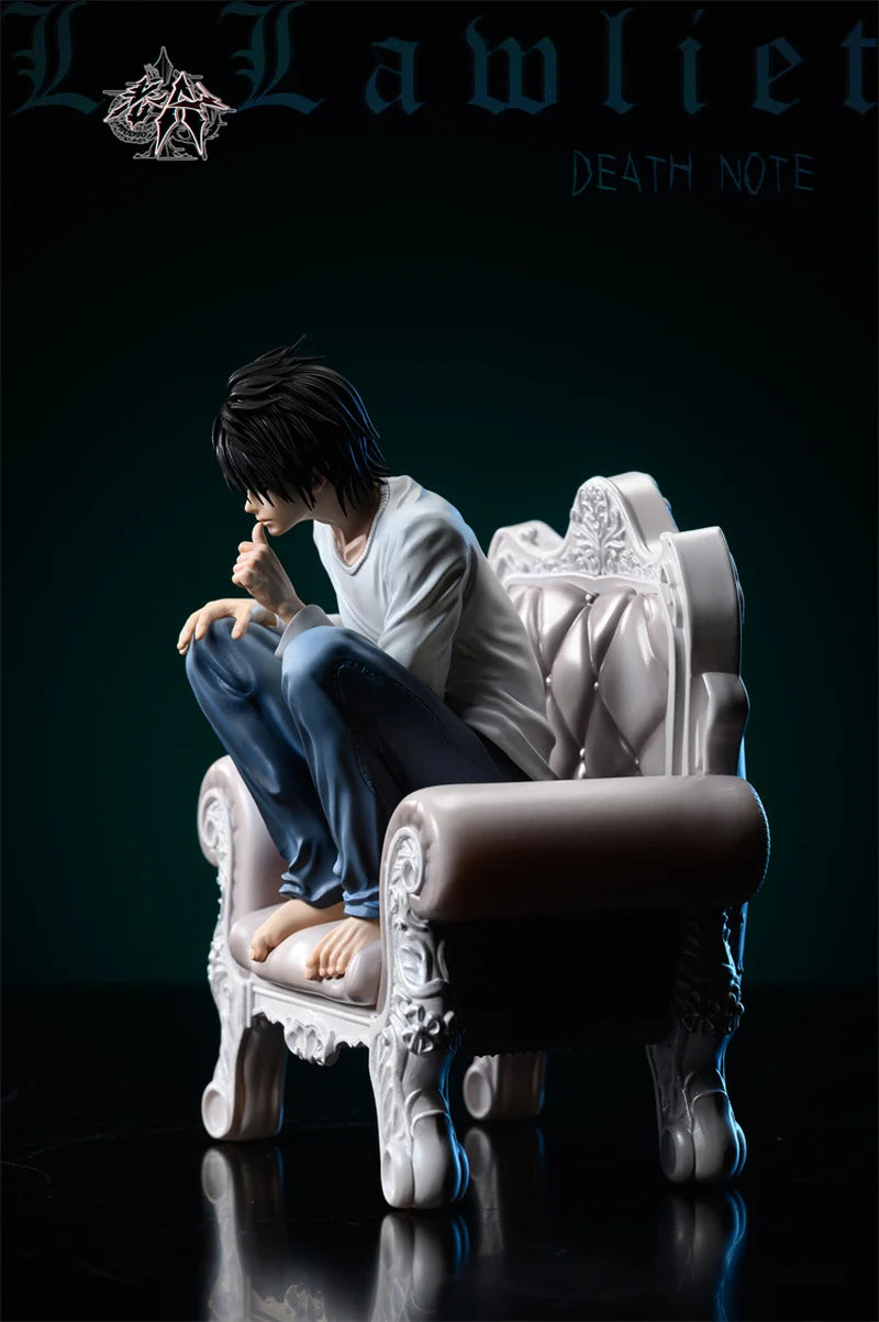 Death Note L sitting on chair figure