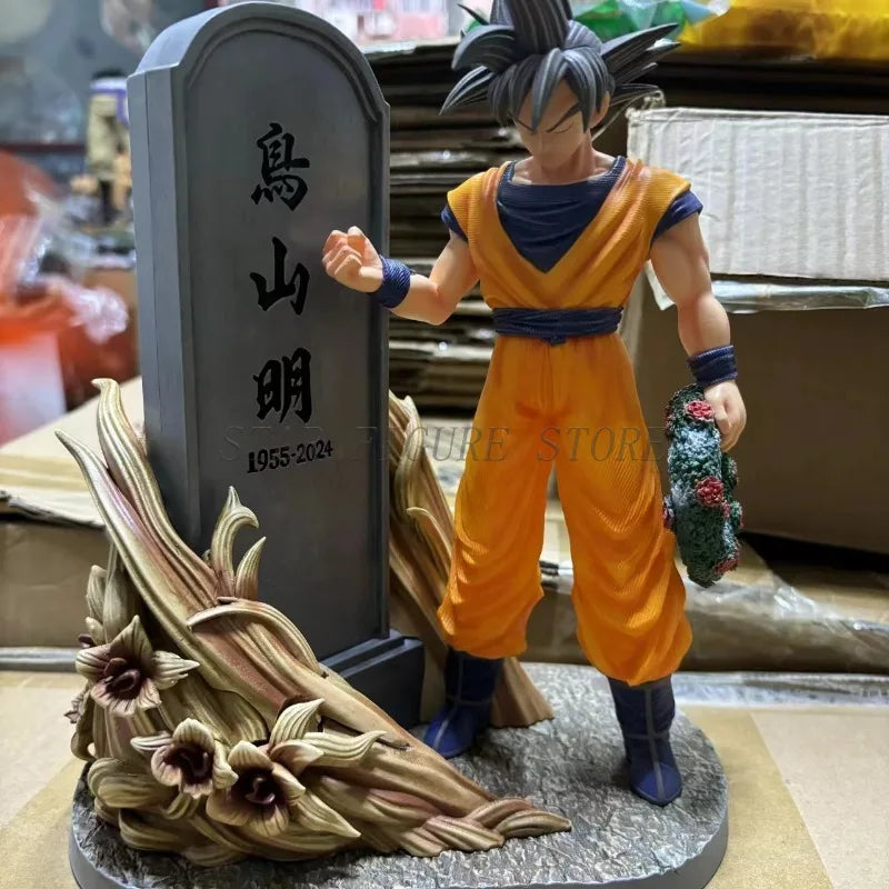 Goodbye Akira Toriyama Son Goku at the Grave figurine