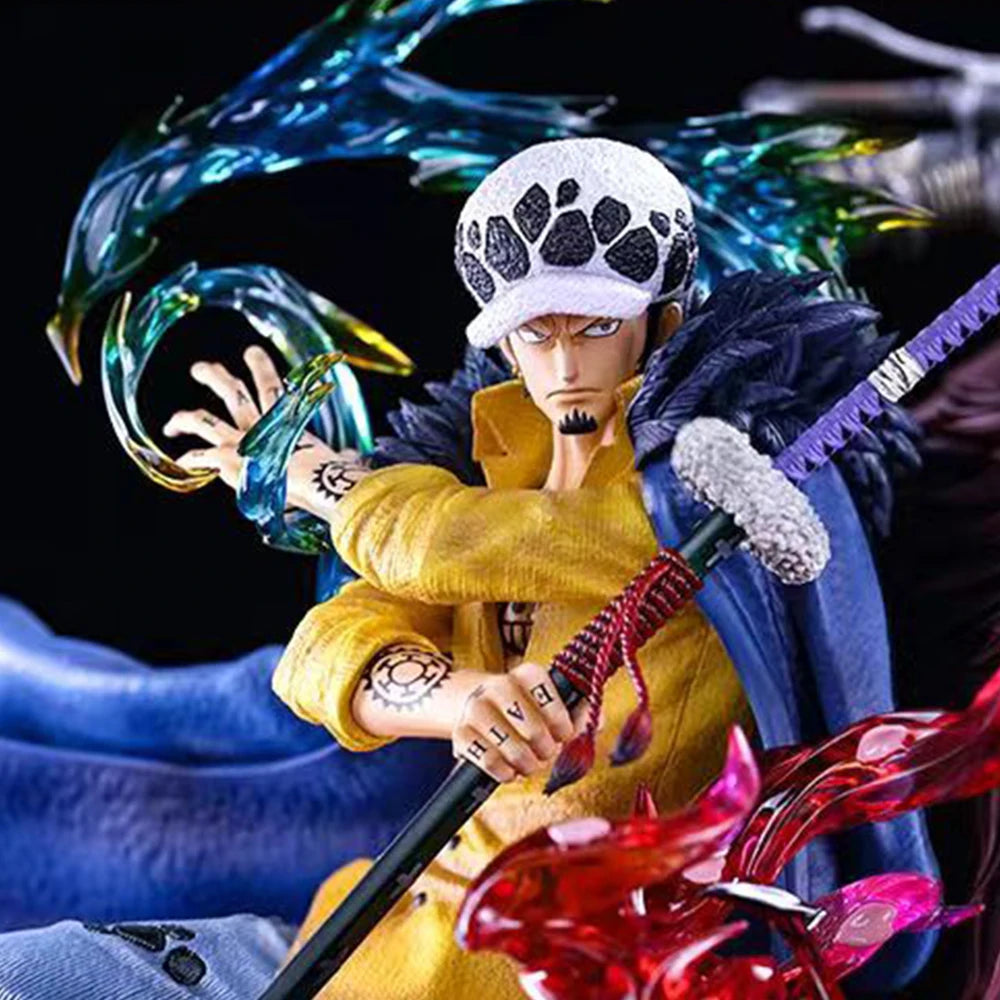 One Piece Anime Statue Luffy, Eustass Kid, and Trafalgar Law