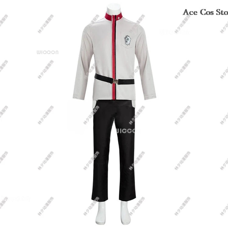 Mushoku Tensei Rudeus Greyrat Adult School Uniform Cosplay and Wig