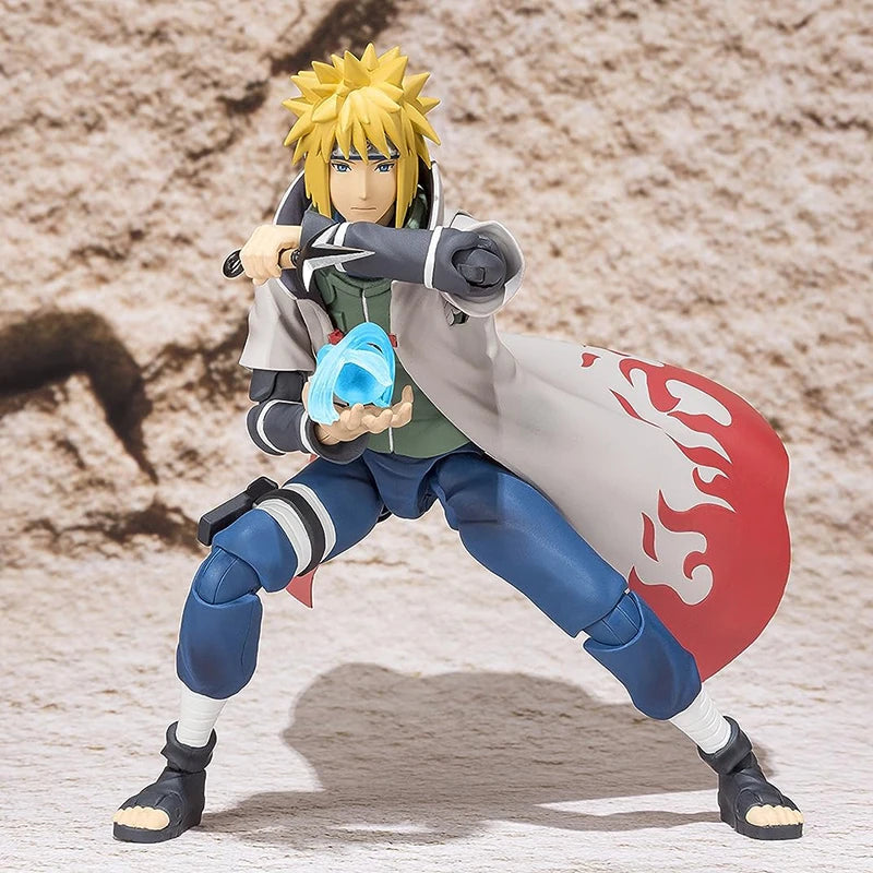 Naruto Shippuden Yondaime Hokage and Namikaze Minato figures