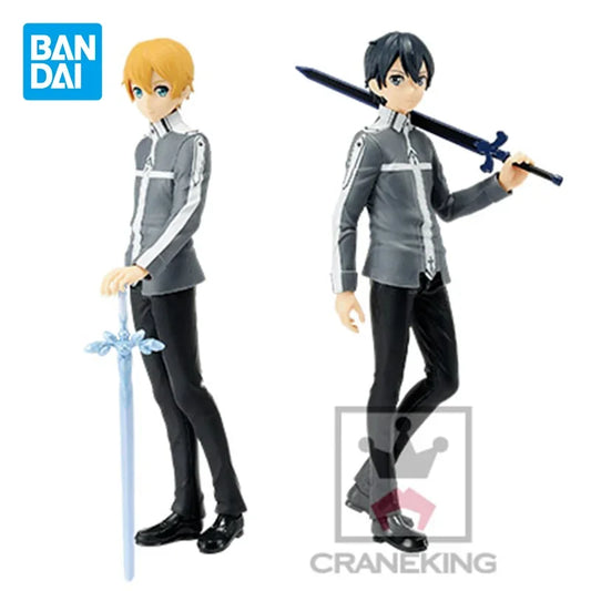 BANPRESTO Sword Art Online Kirito and Eugeo uniform clothes figures