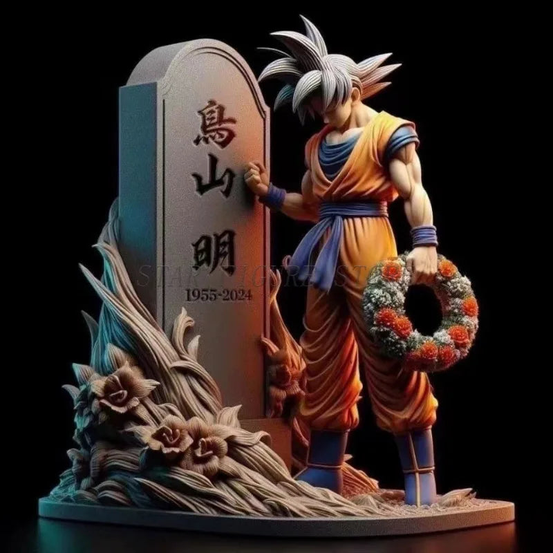 Goodbye Akira Toriyama Son Goku at the Grave figurine