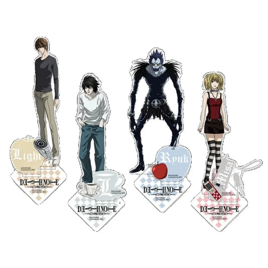 Death Note Anime Figure L·Lawliet, Ryuk, Light, and Amane Acrylic Standing Card