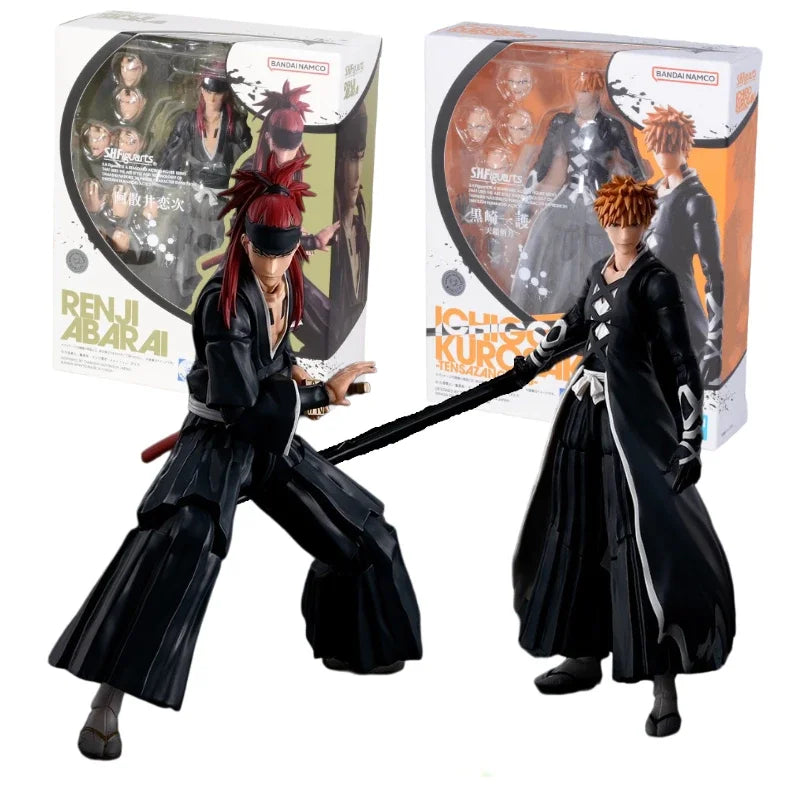 BLEACH Bandai S.H.Figuarts Kurosaki Ichigo and Abarai Renji figures