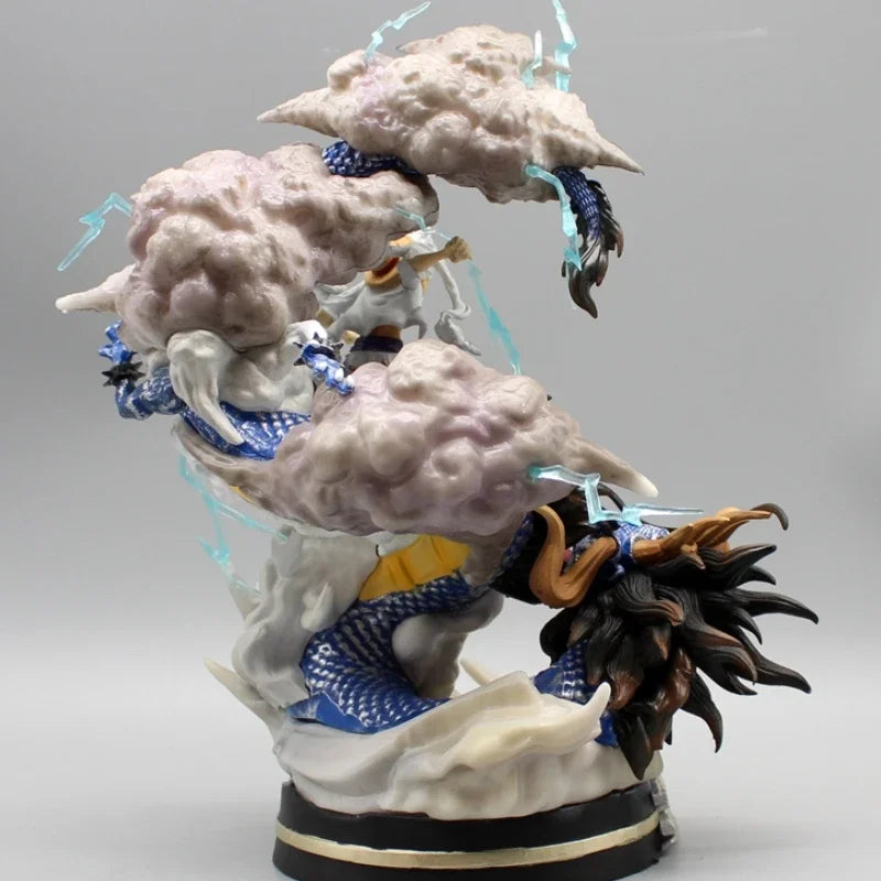 One Piece Anime Luffy Gear 5 Nika Vs Kaido Statue