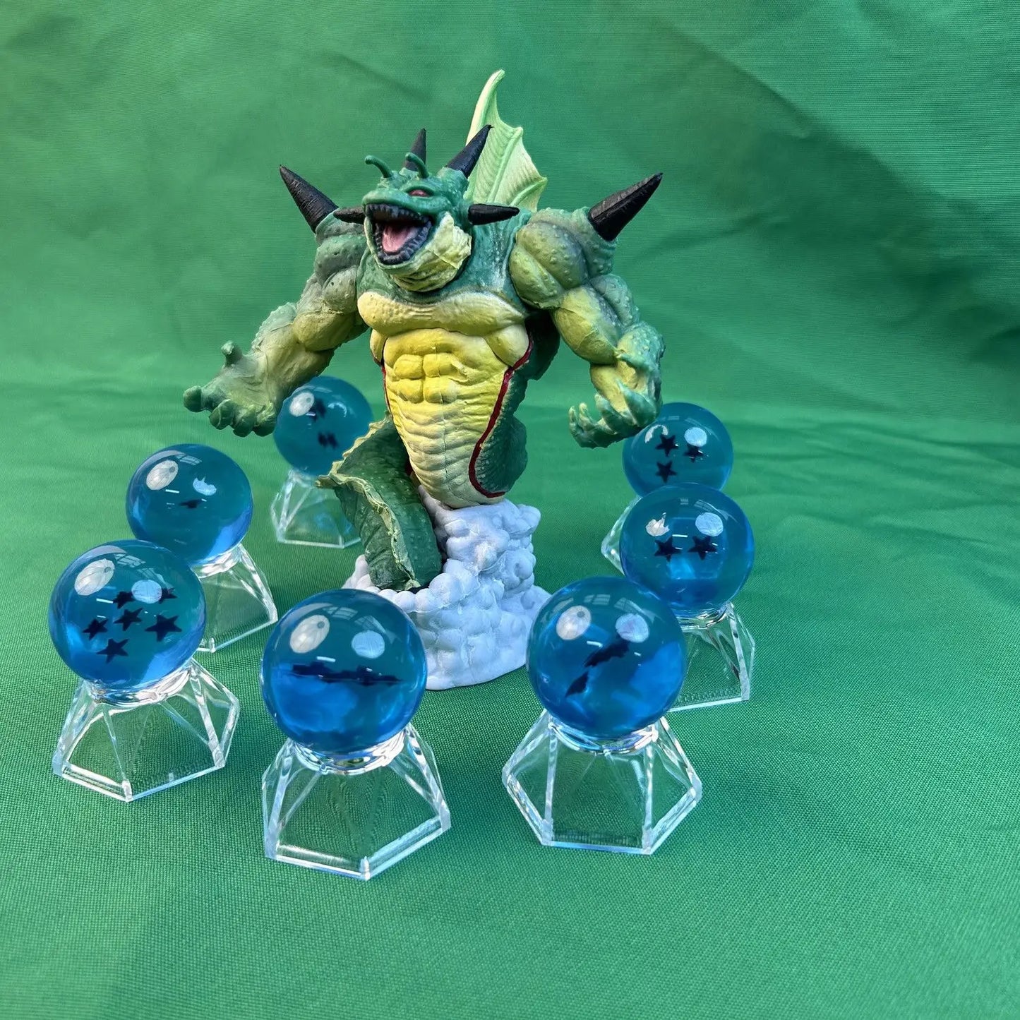 Dragon Ball Z Namek Porunga figure with gold or blue Dragon balls