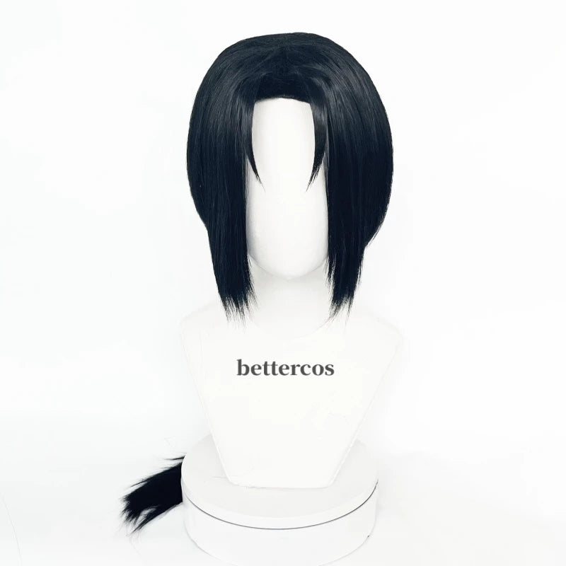 Bleach Uchiha Itachi Cosplay Wig and Headband