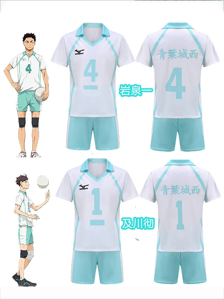 Haikyuu Volleyball Club Cosplay Uniform for Oikawa Tooru or Hajime Iwazumi