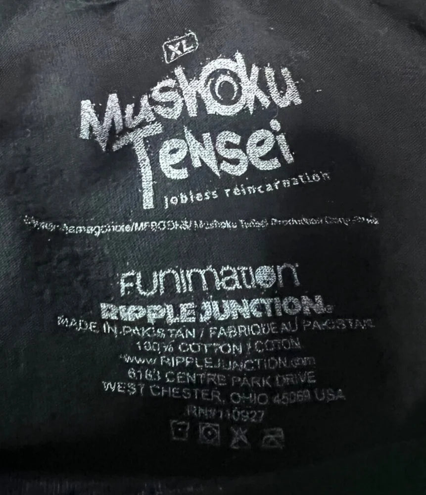 Mushoku Tensei Jobless Reincarnation Black T Shirt