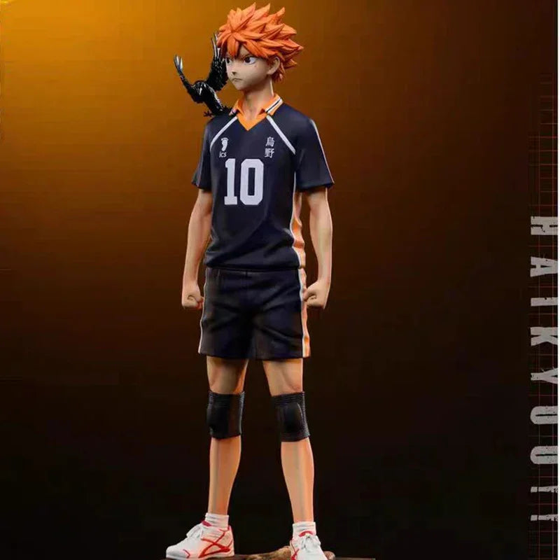 Haikyuu Hinata Shoyo with black crow on shoulder figure