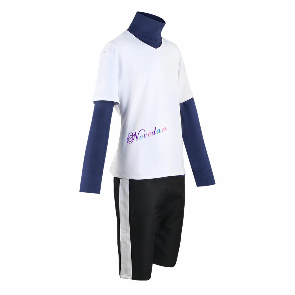 Hunter X Hunter Killua Zoldyck Cosplay Costume and wig