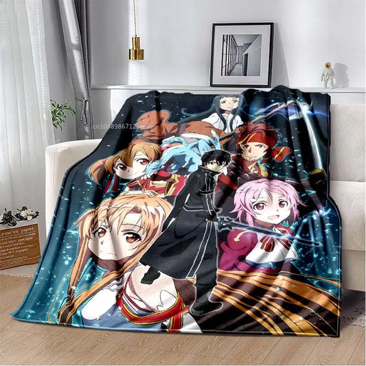 Sword Art Online Blanket options with diffferent styles