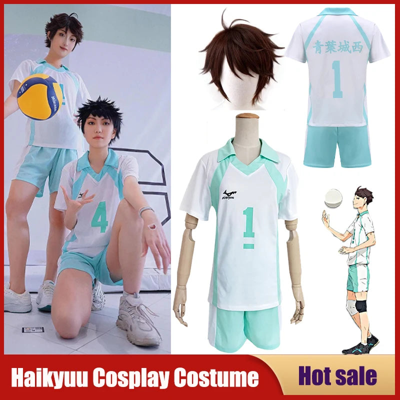 Haikyuu Volleyball Club Cosplay Uniform for Oikawa Tooru or Hajime Iwazumi