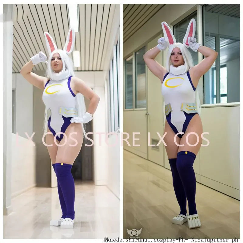 My Hero Academia Rabbit Hero Mirko Cosplay Costume