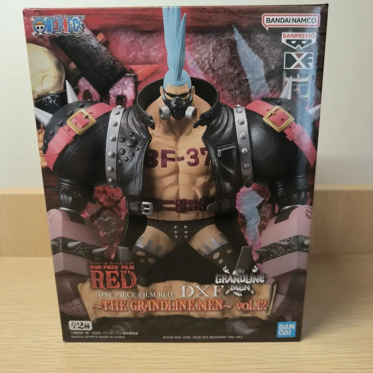 One Piece DXF Film Red Franky figure