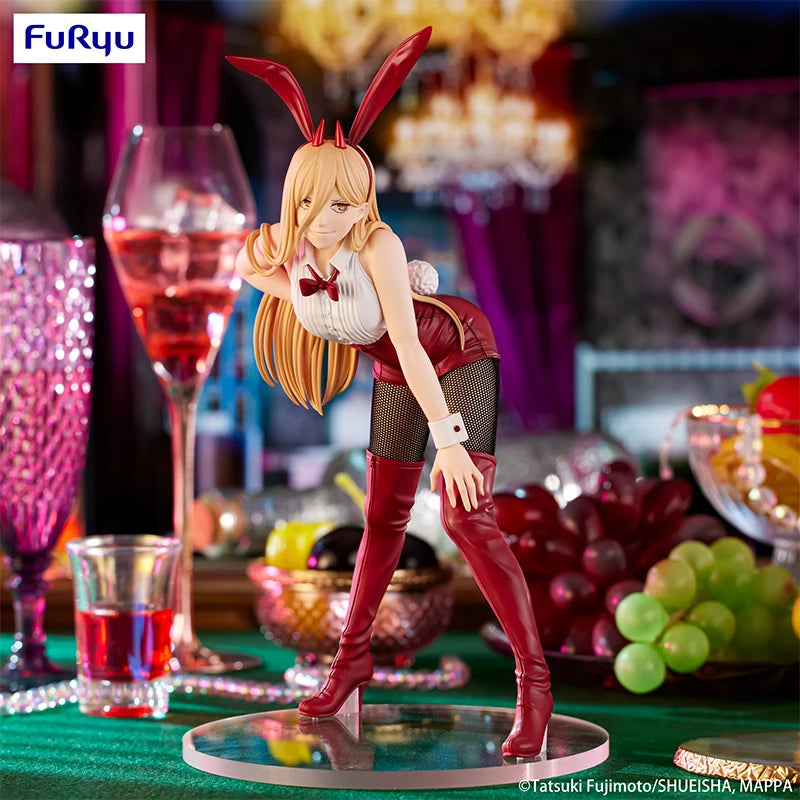 Chainsaw Man Power dressed up as a bunny girl figure