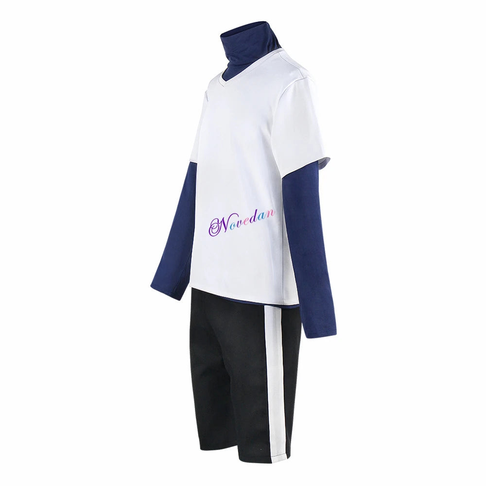 Hunter X Hunter Killua Zoldyck Cosplay Costume and wig