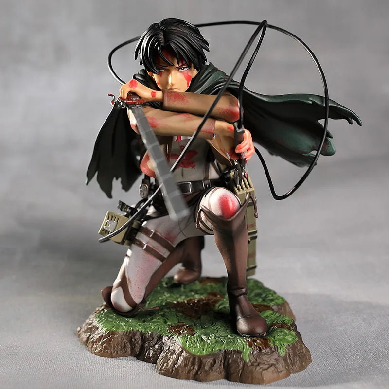 Attack on Titan Levi Ackerman covered in blood Action Figure