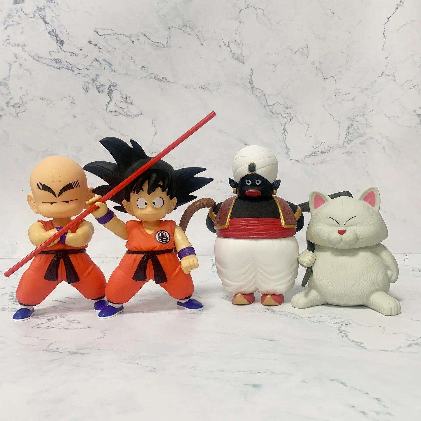 Dragon Ball Oolong, Chaozu, Kid Goku, Kid Krillin, Mr. Popo, or Karin figure