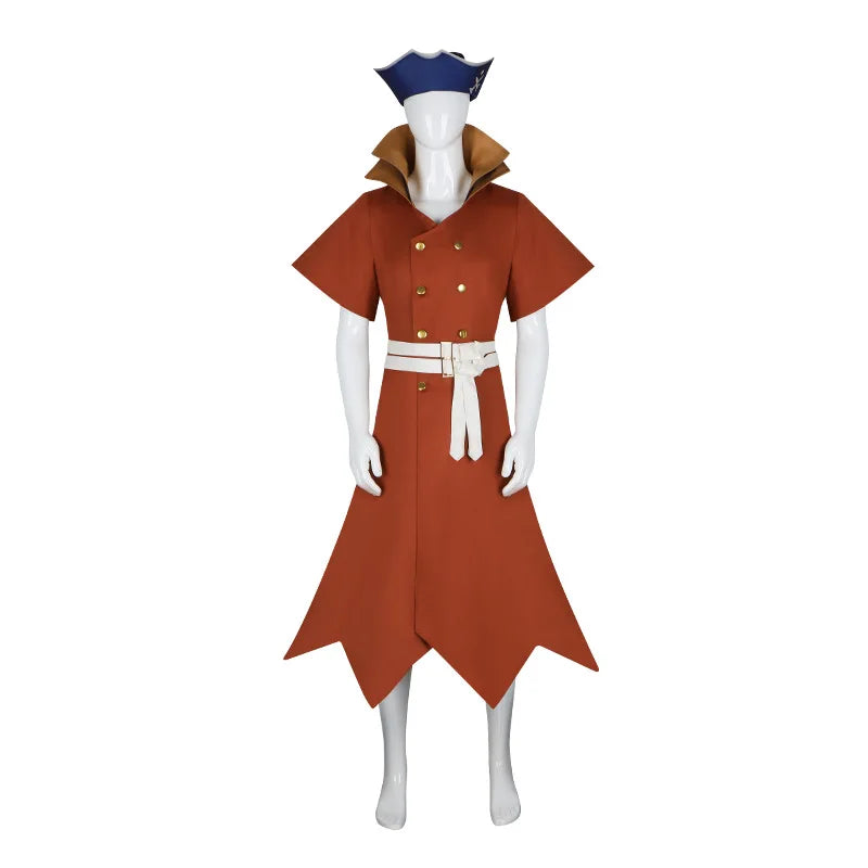 Dr. Stone Nanami Ryusui Cosplay Costume Uniform and Hat