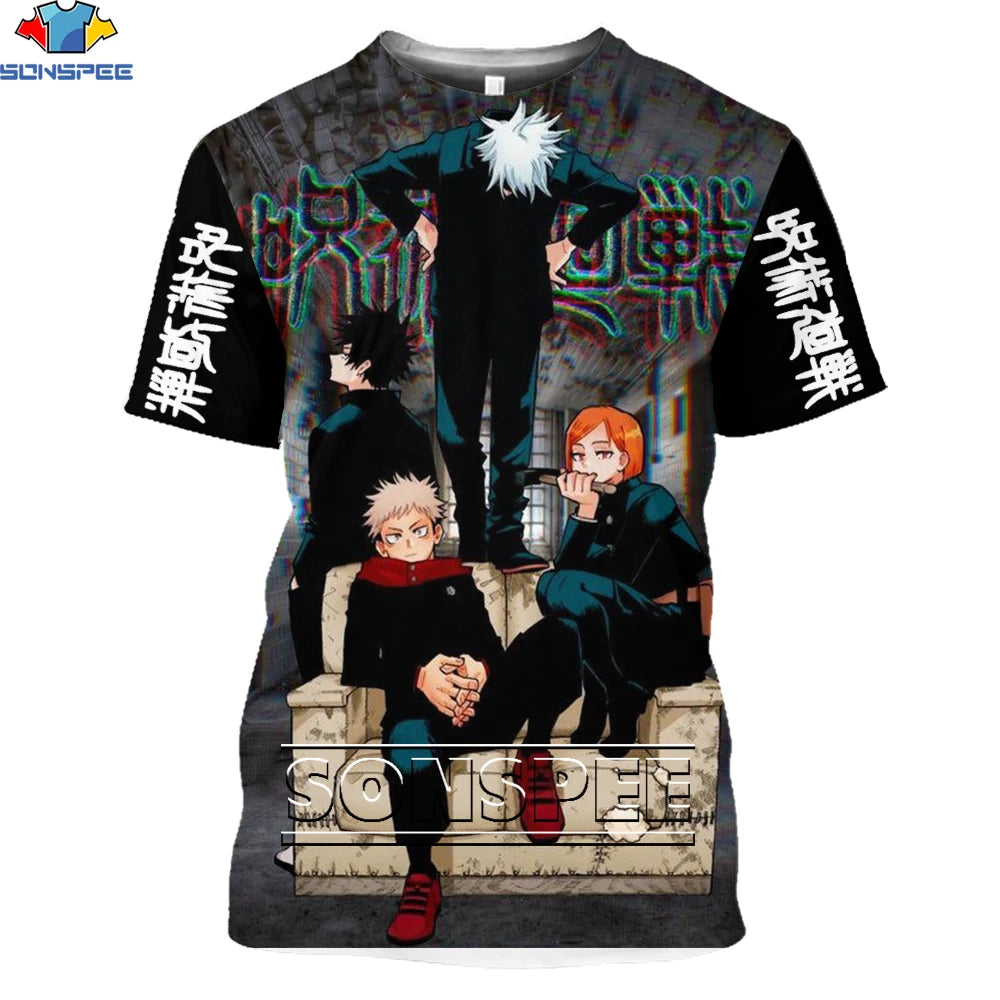 Jujutsu Kaisen 3D Print T-shirts - variety of options