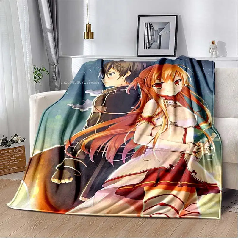 Sword Art Online Blanket options with diffferent styles