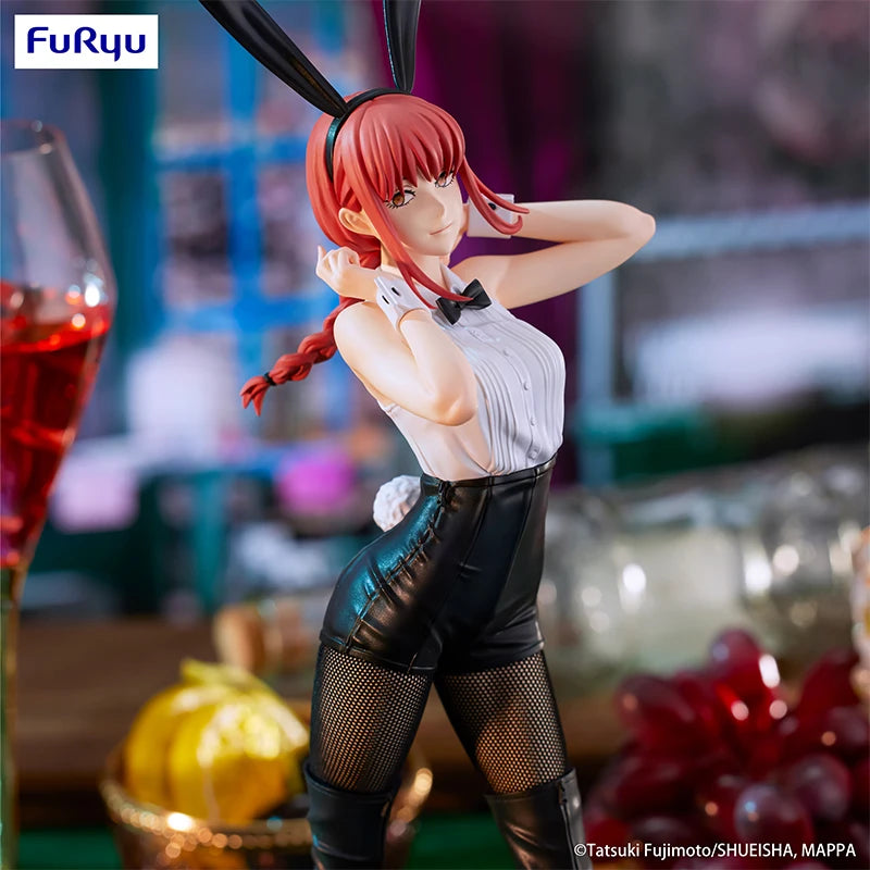 FURYU Chainsaw Man Makima wearing bunny ears figurine