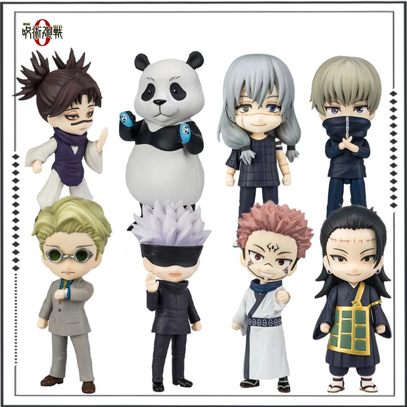 Jujutsu Kaisen Mini figure Itadori, Maki, Megumi, Nobara, Geto, Mahito, Gojo, Choso, Inumaki, Panda, Nanami, and Sukuna