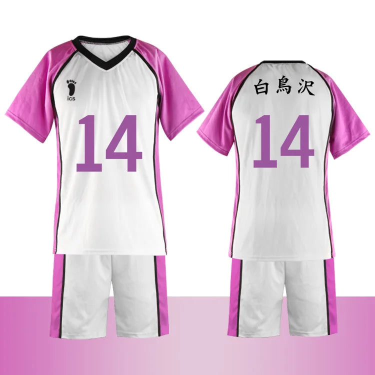 Haikyuu Shiratorizawa High School Volleyball Club Jersey Uniform - Wakatoshi Ushijima