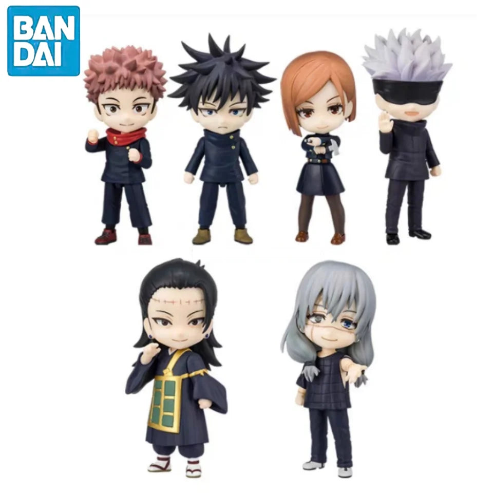 BANDAI Jujutsu Kaisen Figuarts Mini figurines - Namco, Panda, Yuji, Megumi, Nobara, Gojo, Geto, Nanami, Toge, Maki, Sukuna