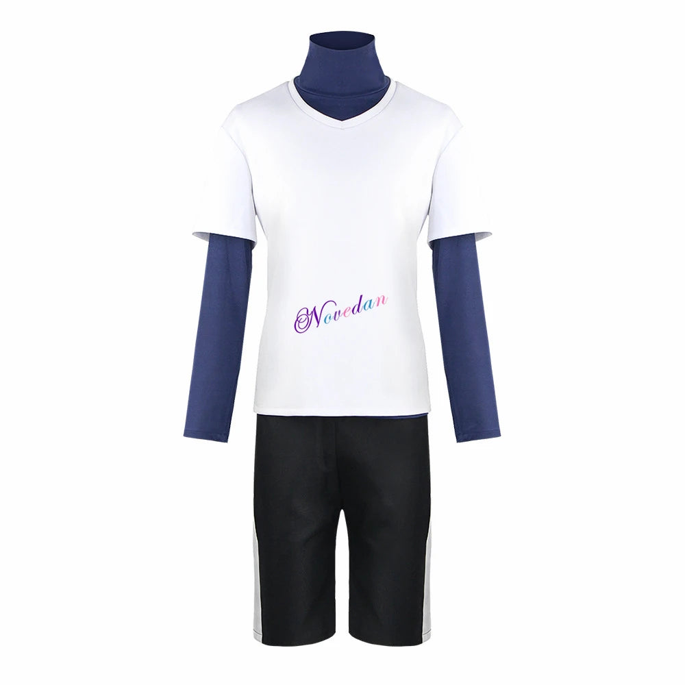 Hunter X Hunter Killua Zoldyck Cosplay Costume and wig