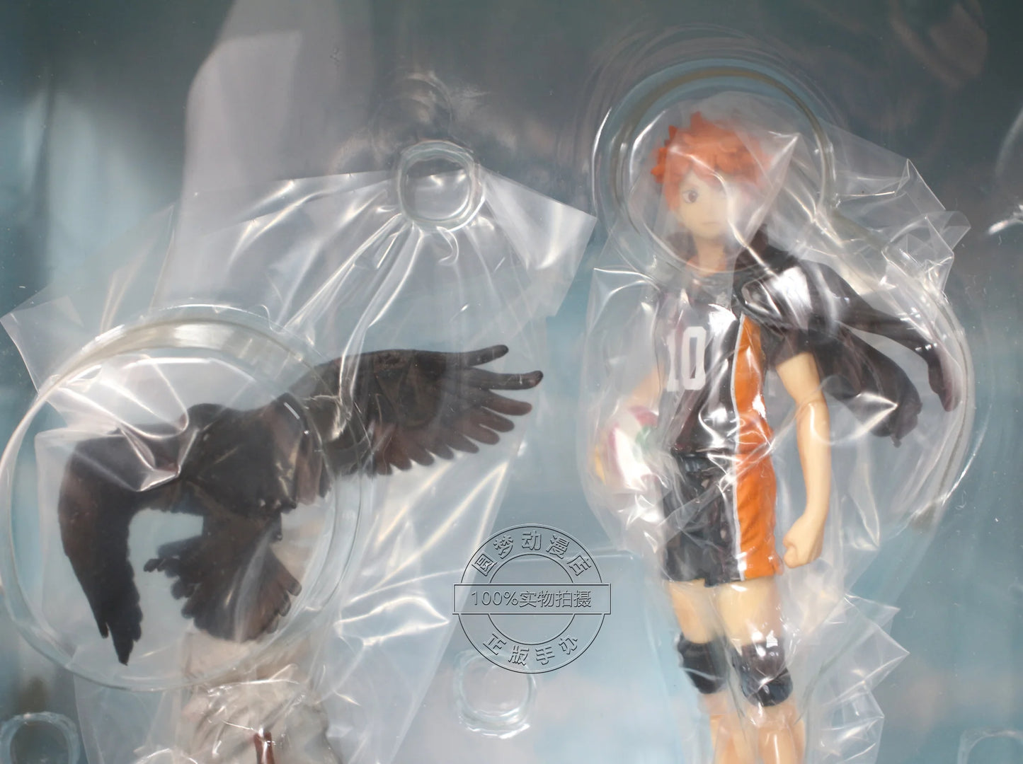 Haikyuu Shoyo Hinata or Tobio Kageyama figures with accessories