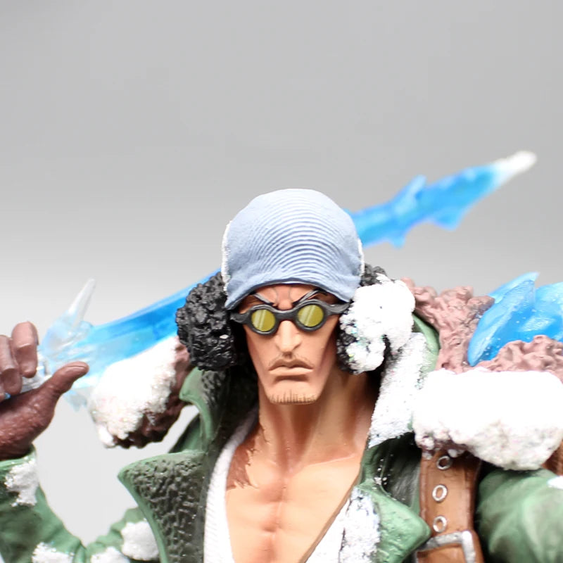 One Piece Aokiji Kuzan Figure w/2 Heads 2 Hands