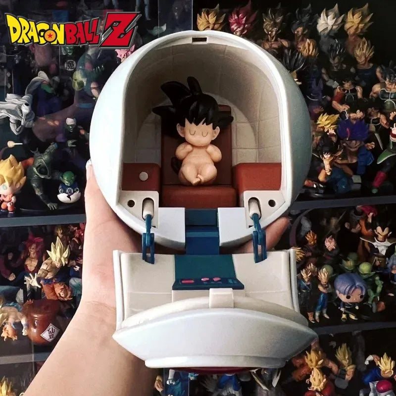 Dragon Ball Z Vegeta in Space Capsule Spaceship