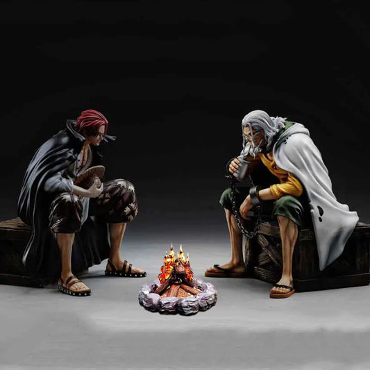 One Piece Figure Silvers Rayleigh Shanks Special Bonfire Delivery Action Anime  Figures Pvc Collection Model Toy