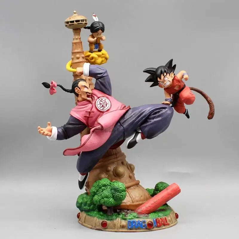 Dragon Ball Kid Goku Vs Tao Pai Pai Battle Scene figurine