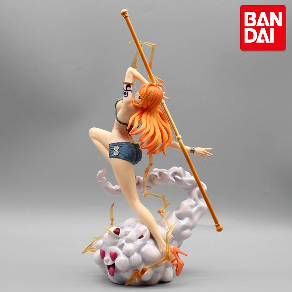 One Piece Figure Nami with Zeus and Treasure Chest