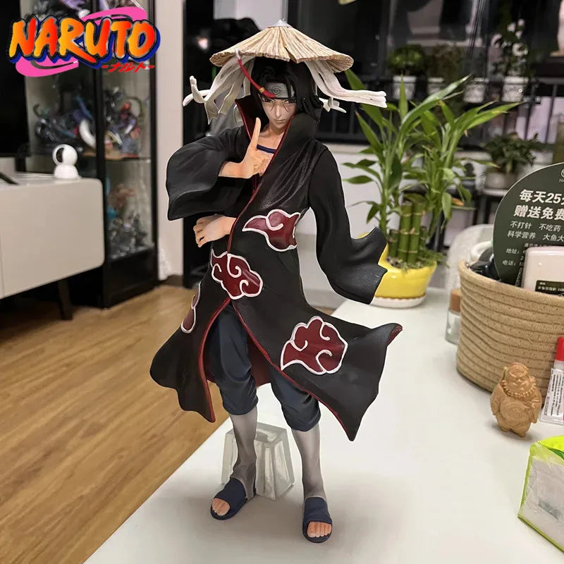 Naruto Standing Posture Fighting Hat Itachi Uchiha figure