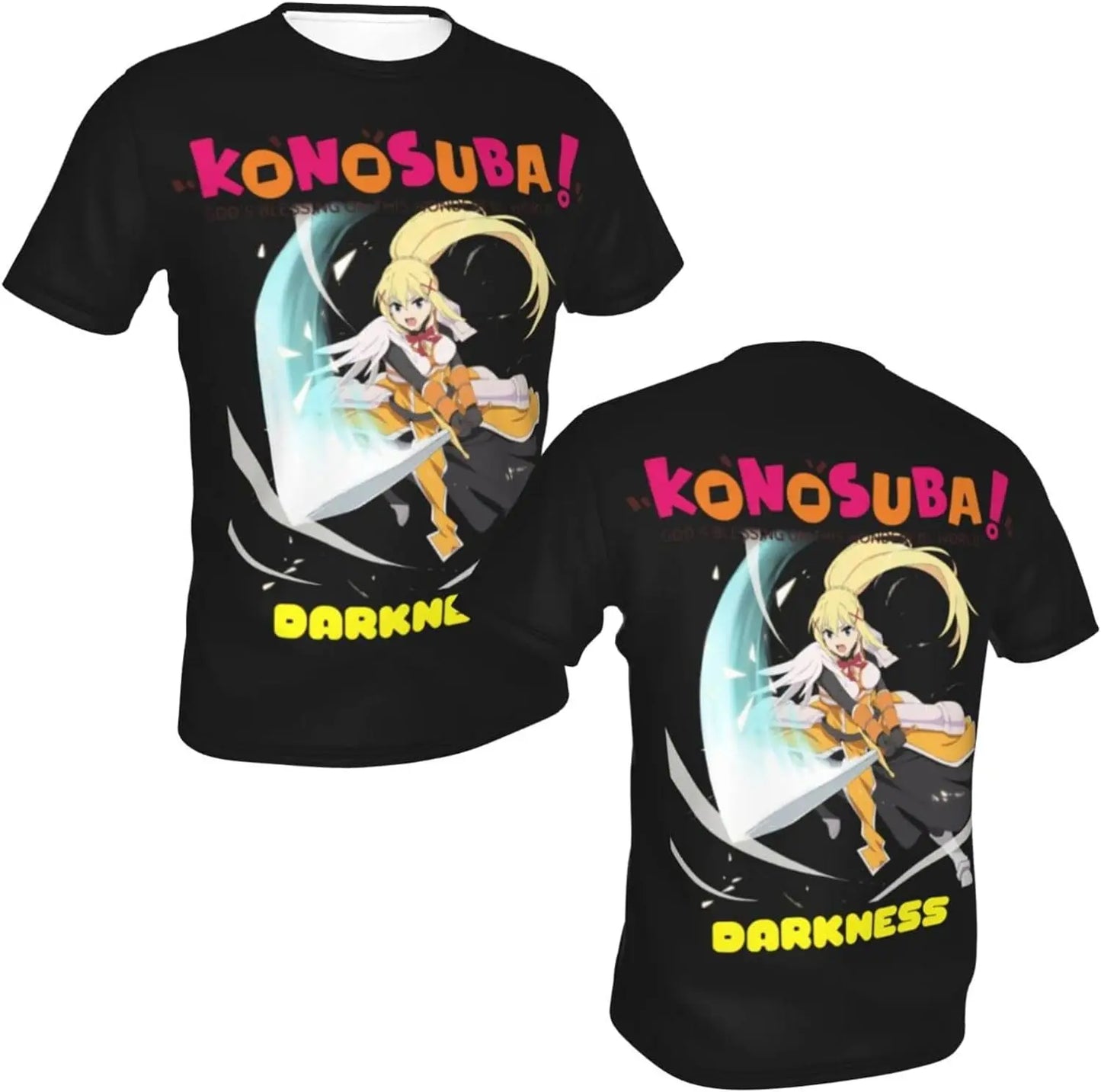 Konosuba Darkness T Shirt Short Sleeves