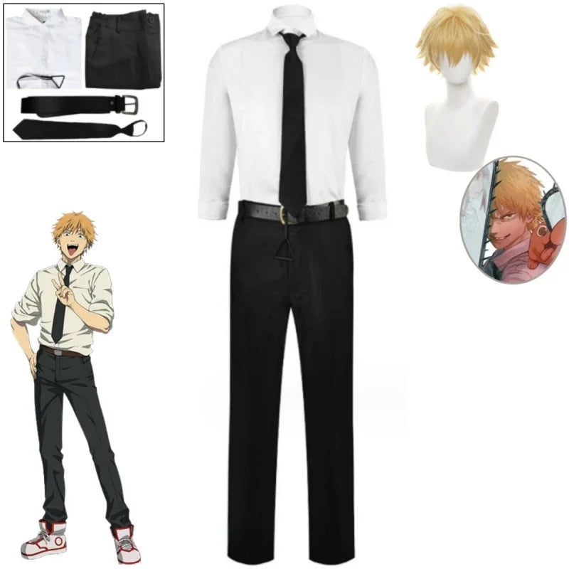 Denji Cosplay Costume Men's Suit - Chainsaw Man