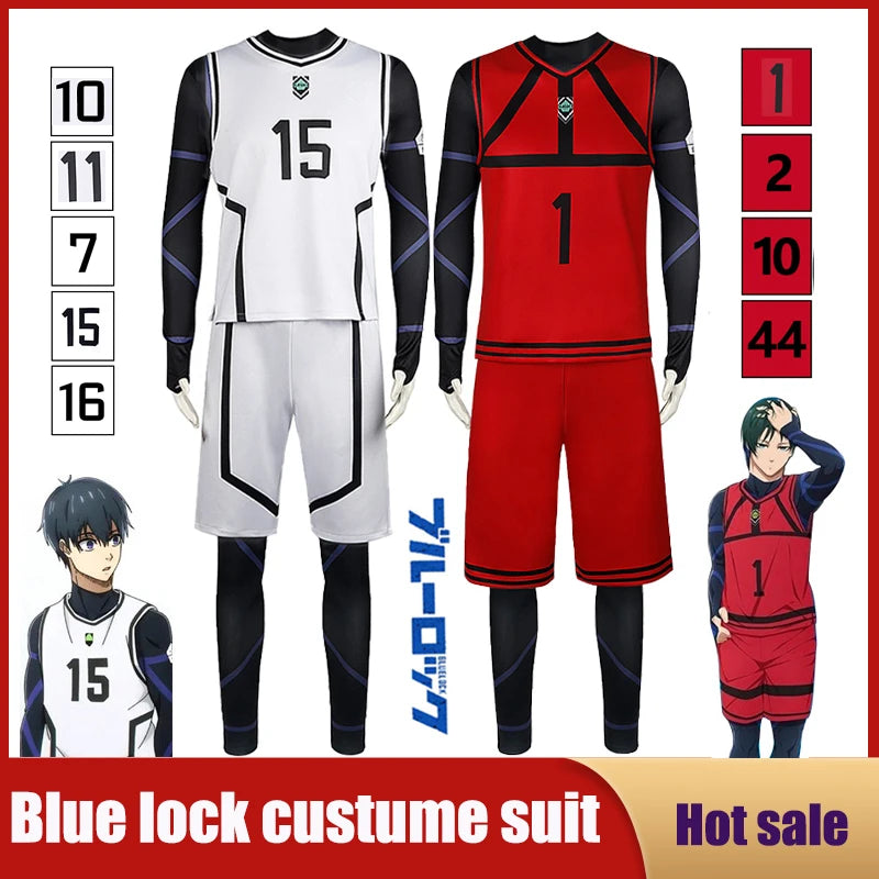 Blue Lock Cosplay Game Play Uniforms Costume (variety)