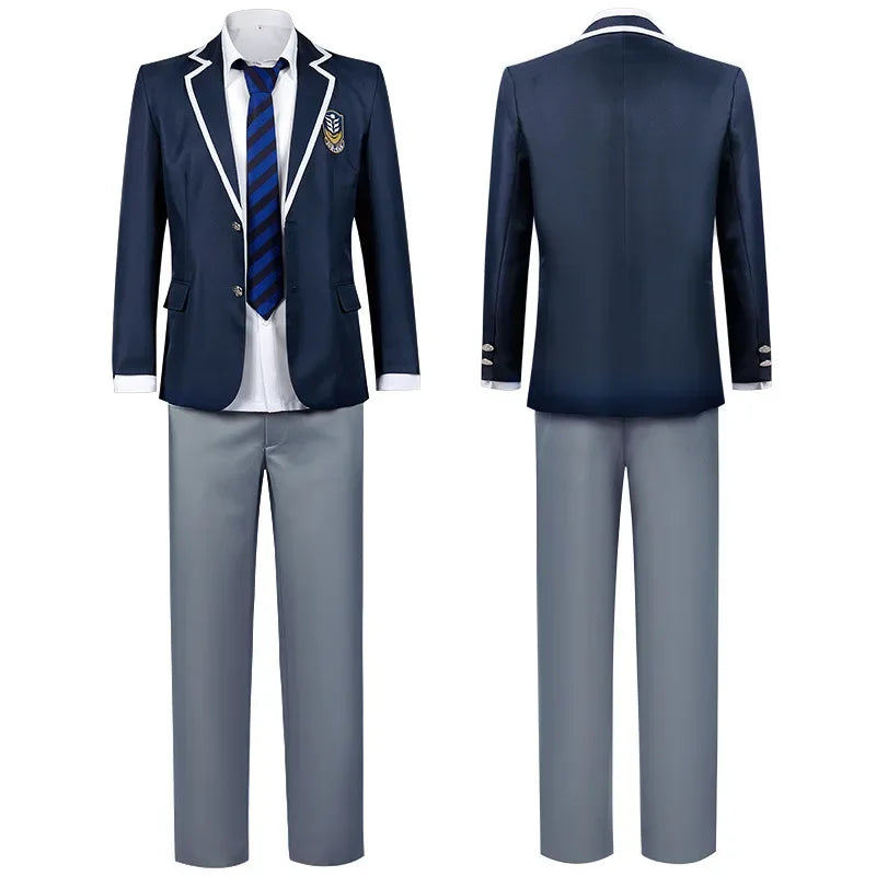 BLUE LOCK Full Suit Isagi High School Cosplay Costume Uniform