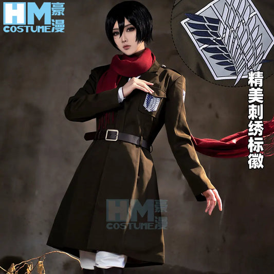 Attack On Titan Mikasa cosplay Final Season outfit