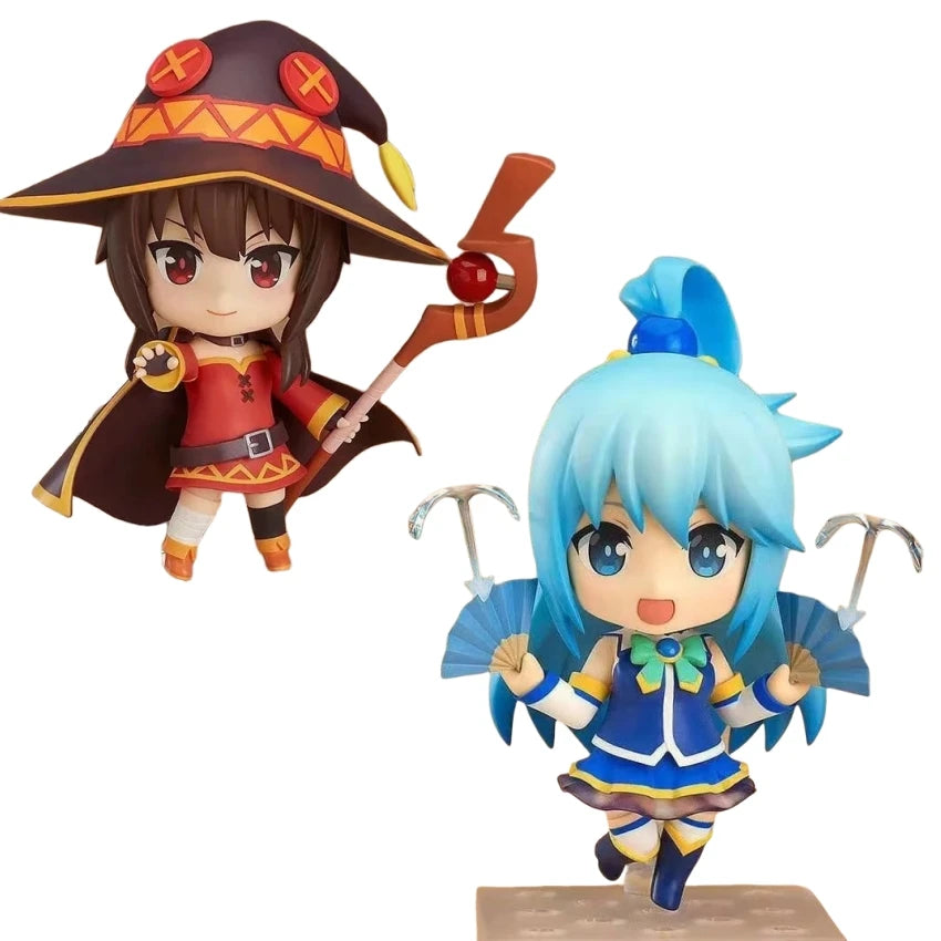 God's Blessing On This Wonderful World Aqua and Megumin model figures.