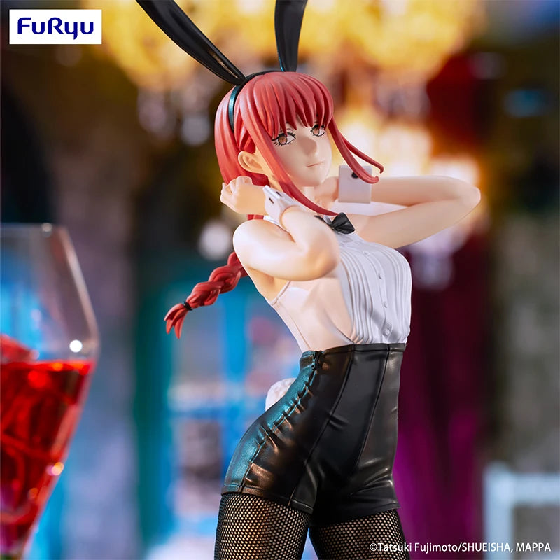 FURYU Chainsaw Man Makima wearing bunny ears figurine