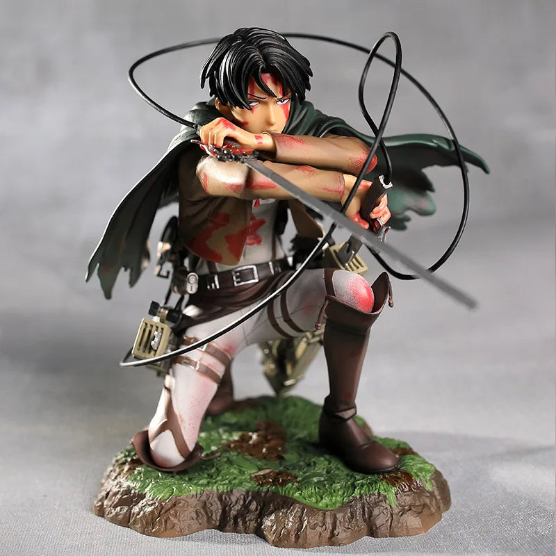 Attack on Titan Levi Ackerman covered in blood Action Figure